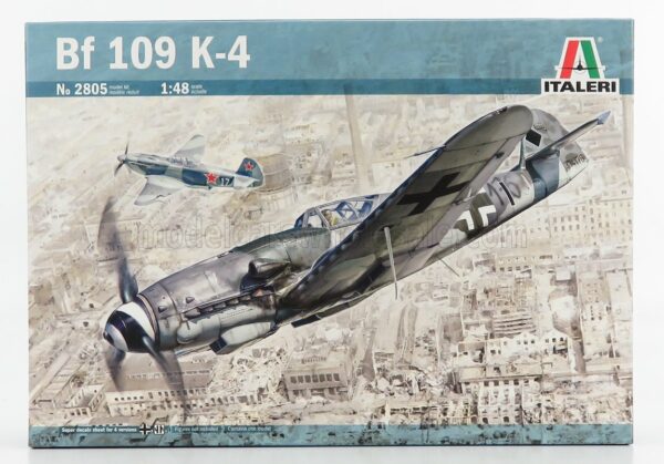 ITALERI 1/48 MASSERSCHMITT | BF 109 K-4 CACCIA AIRPLANE 1936 | /