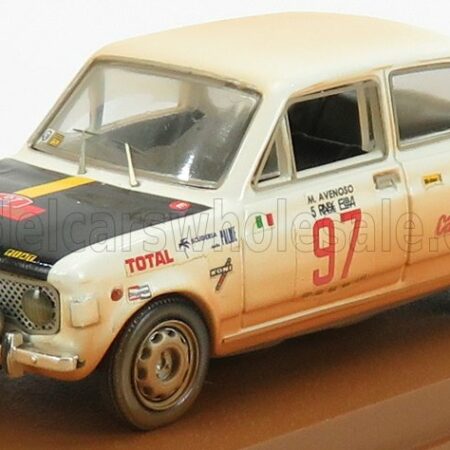 RIO-MODELS 1/43 FIAT | 128 N 97 RALLY ISOLA D'ELBA 1972 M.AVENOSO - P.DINUNZIO | WHITE MUD