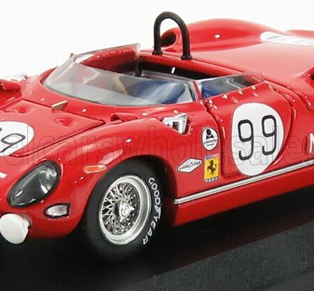 ART-MODEL 1/43 FERRARI | 275P SPIDER N 99 2000km DAYTONA 1965 B.GROSSMAN - D.PIPER - W.HANSGEN - P.RODRIGUEZ | RED