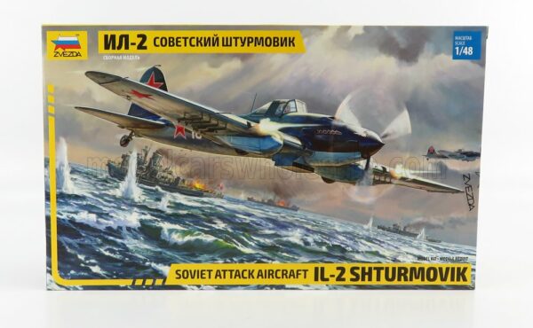 ZVEZDA 1/48 ILIUSHIN | IL-2 SHTURMOVIK SOVIET AIRCRAFT AIRPLANE 1946 | /