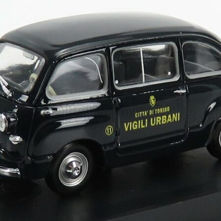 BRUMM 1/43 FIAT | 600D MULTIPLA VIGILI URBANI TORINO 1960 | BLUE