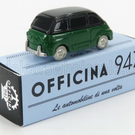 OFFICINA-942 1/76 FIAT | 600 MULTIPLA 1956 | GREEN BLACK