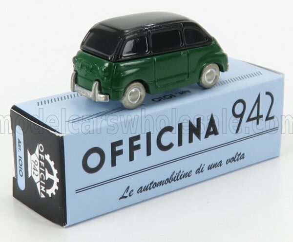 OFFICINA-942 1/76 FIAT | 600 MULTIPLA 1956 | GREEN BLACK