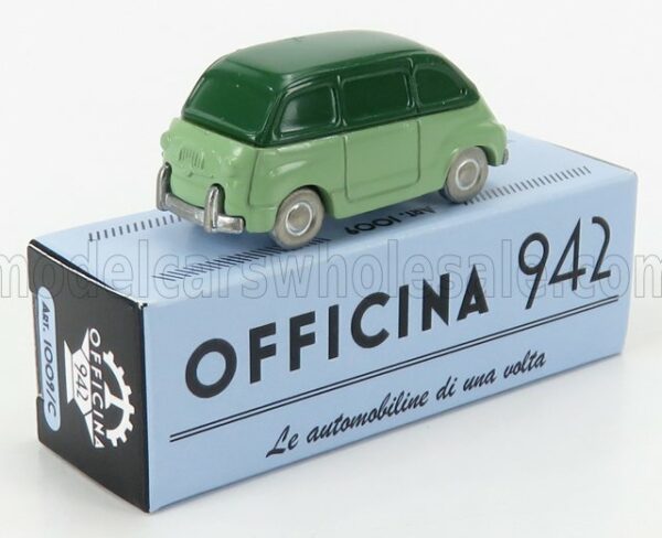 OFFICINA-942 1/76 FIAT | 600 MULTIPLA 1956 | 2 TONE GREEN