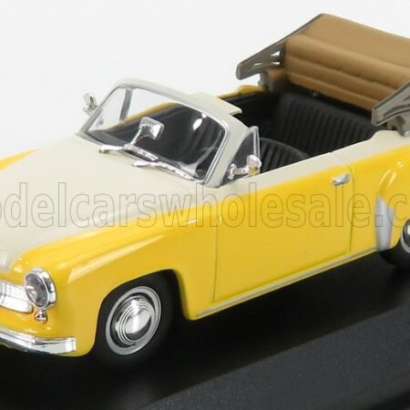 MINICHAMPS 1/43 WARTBURG | A311 CABRIOLET 1958 | YELLOW WHITE