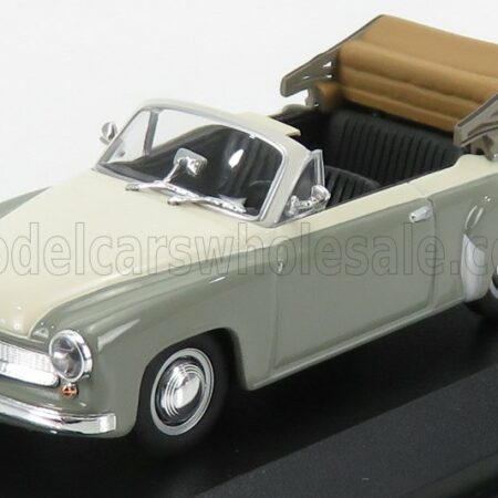 MINICHAMPS 1/43 WARTBURG | A311 CABRIOLET 1958 | GREY WHITE