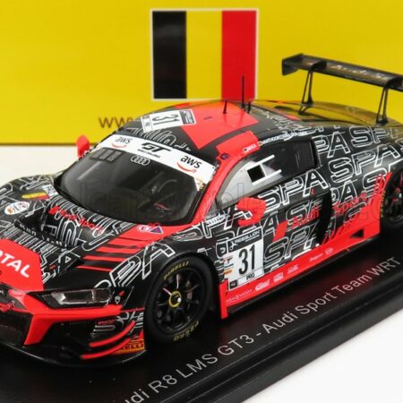 SPARK-MODEL 1/43 AUDI | R8 LMS GT3 TEAM WRT 24h SPA 2020 D.VANTHOOR - C.MIES - K.VAN DER LINDE | RED GREY