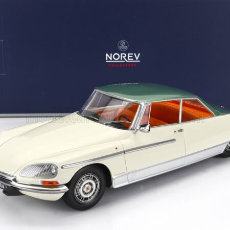 NOREV 1/18 CITROEN | DS21 LE LEMAN 1968 | IVORY GREEN MET