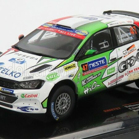 IXO-MODELS 1/43 VOLKSWAGEN | POLO GTi R5 TEAM BAUHAUS N 47 RALLY FINLAND 2019 E.LINDHOLM - M.KORHONEN | WHITE RED GREEN