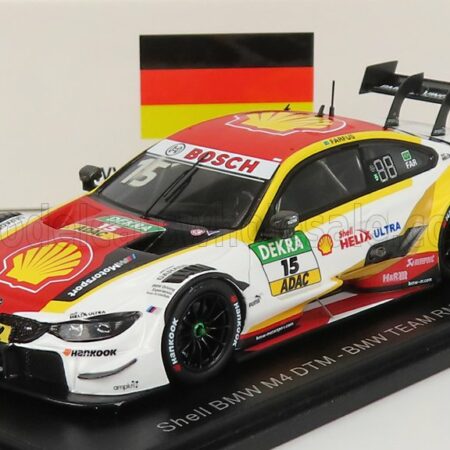 SPARK-MODEL 1/43 BMW | 4-SERIES M4 BMW TEAM RMG N 15 DTM HOCKENHEIM 2018 A.FARFUS | WHITE RED YELLOW