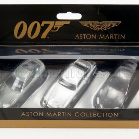 CORGI 1/50 ASTON MARTIN | SET 3X 007 JAMES BOND - DB5 1965 GOLDFINGER - V12 VANQUISH DIE ANOTHER DAY LA MORTE PUO' ATTENDERE - DBS 2008 CASINO ROYALE | GREY SILVER