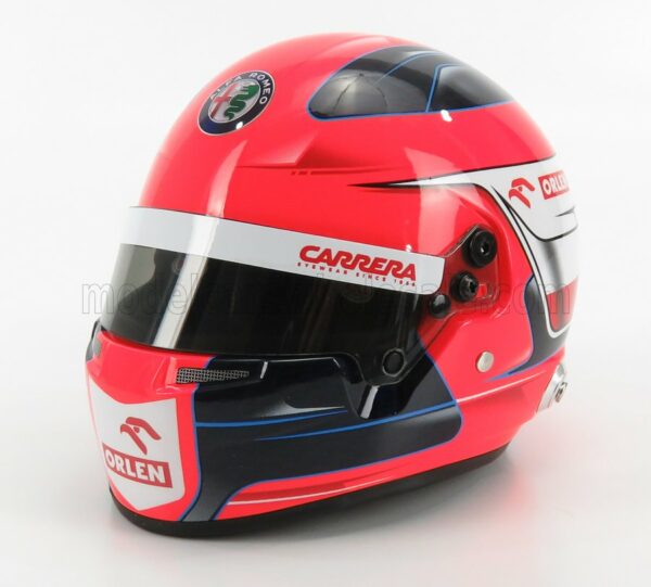 MINI HELMET 1/2 BELL HELMET | F1  CASCO HELMET ALFA ROMEO C39 TEAM RACING ORLEN SEASON 2020 R.KUBICA | RED