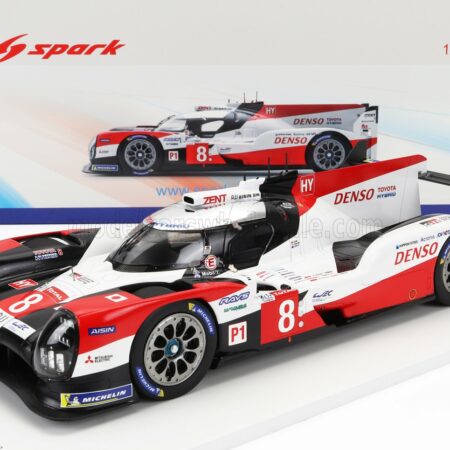 SPARK-MODEL 1/18 TOYOTA | TS050 2.4L HYBRID TURBO V6 TEAM TOYOTA GAZOO RACING N 8 WINNER 24h LE MANS 2020 S.BUEMI - B.HARTLEY - K.NAKAJIMA | RED WHITE