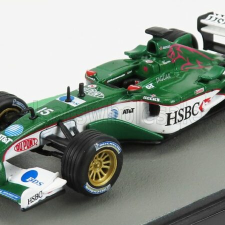 EDICOLA 1/43 JAGUAR | F1  R4 N 15 SEASON 2003 ANTONIO PIZZONIA | GREEN MET WHITE