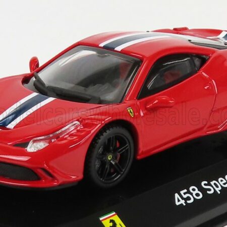 EDICOLA 1/43 FERRARI | 458 SPECIALE 2013 - CON VETRINA - WITH SHOWCASE | RED