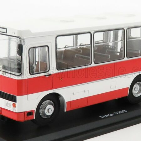 START SCALE MODELS 1/43 GAZ | 3203 AUTOBUS 1989 | WHITE RED