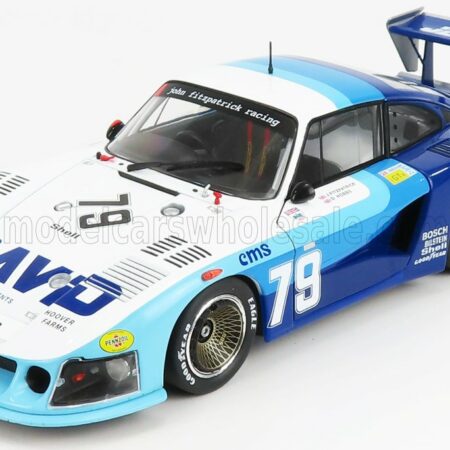 SOLIDO 1/18 PORSCHE | 935/81 MOBY DICK TEAM JOHN FITZPATRICK N 79 24h LE MANS 1982 J.FITZPATRICK - D.HOBBS | BLUE WHITE