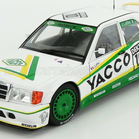 SOLIDO 1/18 MERCEDES BENZ | 190E 2.5-16 EVO II N 10 DTM SEASON 1991 J.LAFFITE | WHITE GREEN