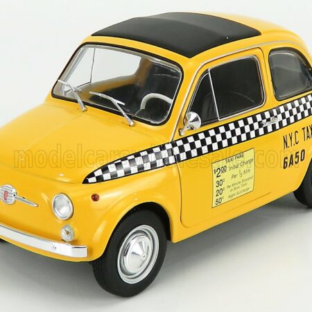 SOLIDO 1/18 FIAT | 500 TAXI NYC NEW YORK CITY 1965 | YELLOW