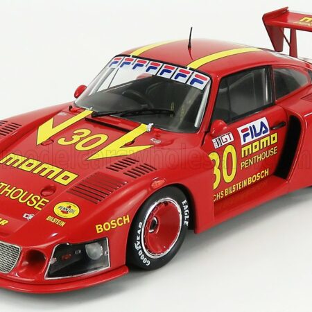 SOLIDO 1/18 PORSCHE | 935/78 MOMO MOBY DICK N 30 DRM NORISRING 1981 G.MORETTI | RED YELLOW