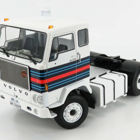 ROAD-KINGS 1/18 VOLVO | F88 TRACTOR TRUCK TEAM MARTINI RACING 2-ASSI 1975 | WHITE RED BLUE