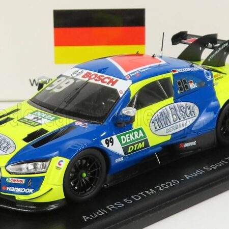 SPARK-MODEL 1/43 AUDI | A5 RS5 TEAM AUDI SPORT PHOENIX N 99 SEASON DTM 2020 M.ROCKENFELLER | BLUE GREEN