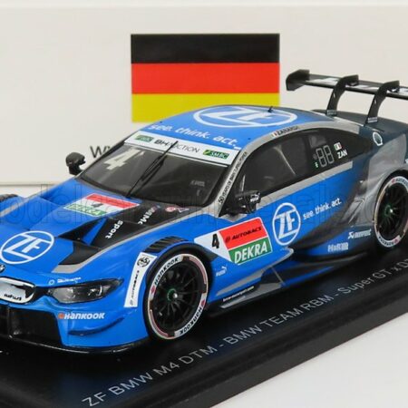 SPARK-MODEL 1/43 BMW | 4-SERIES M4 ZF TEAM RBM N 4 SUPER GT DREAM RACE FUJI 2019 A.ZANARDI | 2 TONE BLUE BLACK