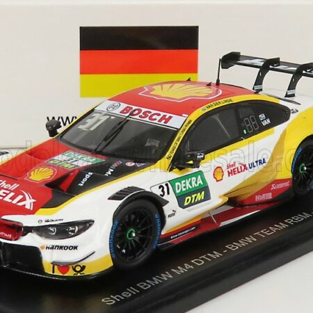 SPARK-MODEL 1/43 BMW | 4-SERIES M4 SHELL TEAM RBM N 31 HOCKENHEIM DTM 2019 S.VAN DER LINDE | WHITE YELLOW RED