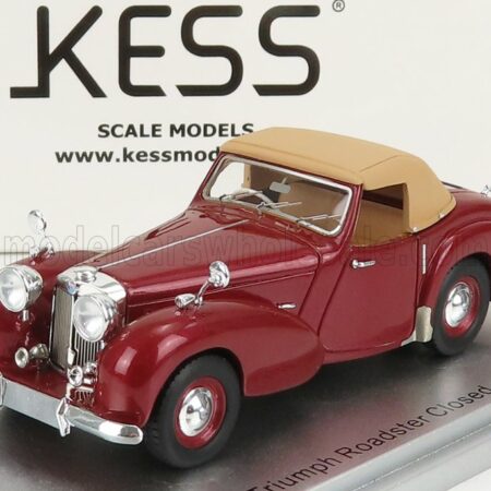 KESS-MODEL 1/43 TRIUMPH | ROADSTER CLOSED 1949 | RED MET BEIGE