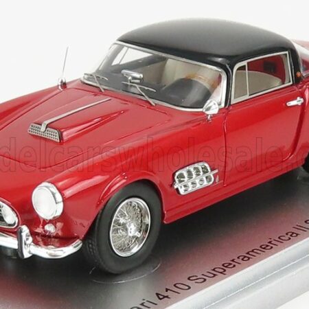 KESS-MODEL 1/43 FERRARI | 410 SUPERAMERICA 2S sn0713SA 1957 | RED MET BLACK