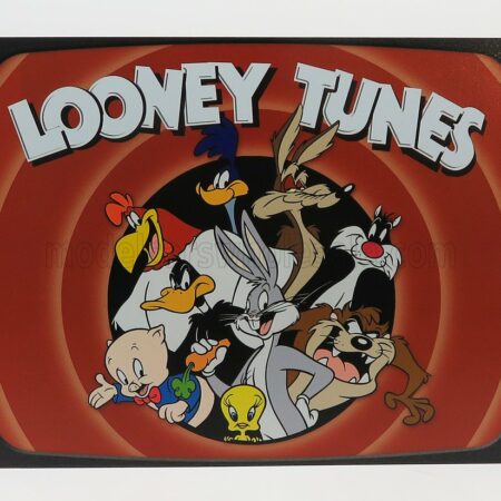 EDICOLA 1/1 ACCESSORIES | METAL PLATE - LOONEY TUNES FAMILY | RED BROWN