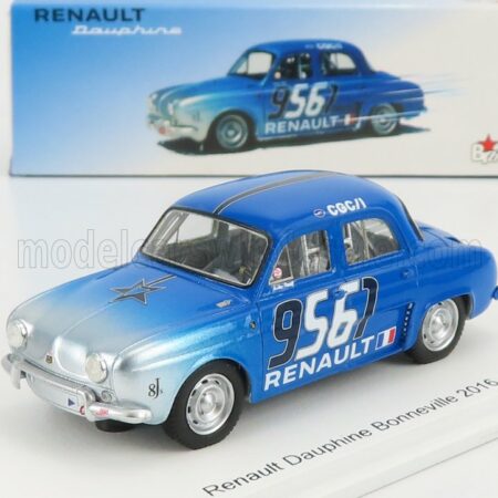 BIZARRE 1/43 RENAULT | DAUPHINE N 9561 BONNEVILLE 2016 NICOLAS PROST | BLUE