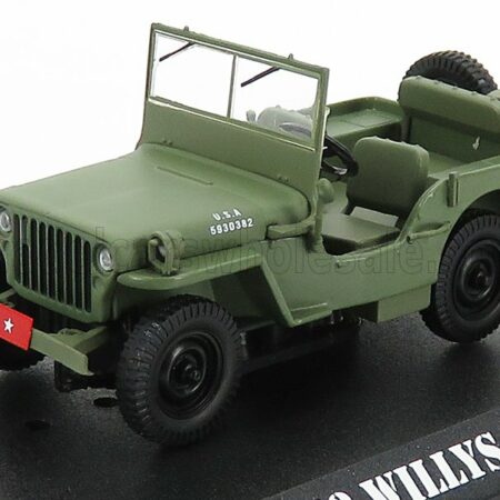 GREENLIGHT 1/43 JEEP | WILLYS MB OPEN 1942 - M-A-S-H | MILITARY GREEN