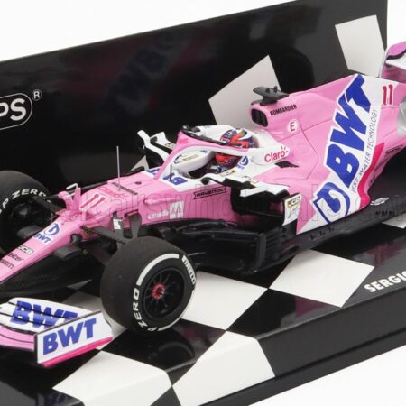 MINICHAMPS 1/43 MERCEDES BWT | F1  RP20 TEAM SPORTPESA RACING POINT N 11 WINNER SAKHIR GP 2020 S.PEREZ | PINK MATT BLUE