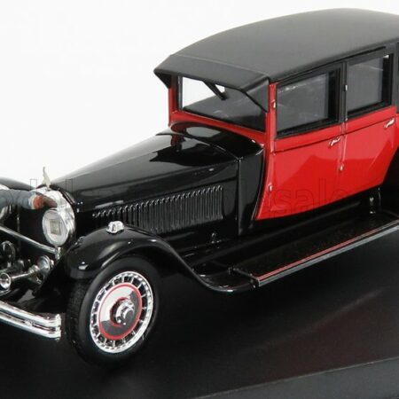 RIO-MODELS 1/43 BUGATTI | TYPE 41 ROYALE WITH MR BUGATTI FIGURE 1927 | BLACK RED