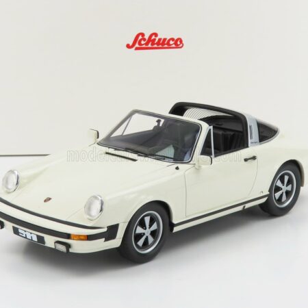 SCHUCO 1/18 PORSCHE | 911 TARGA 1977 | WHITE