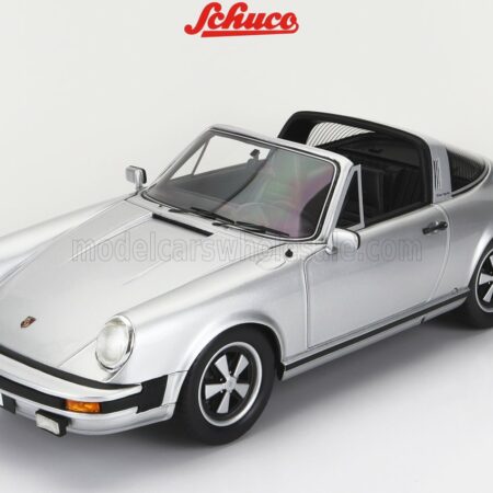 SCHUCO 1/18 PORSCHE | 911 TARGA 1977 | SILVER