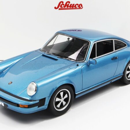 SCHUCO 1/18 PORSCHE | 911 COUPE 1974 | BLUE