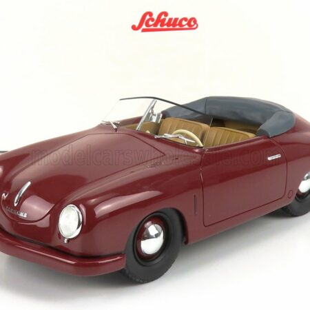 SCHUCO 1/18 PORSCHE | 356 SPIDER OPEN 1948 | RED