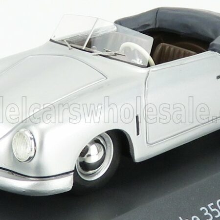 SCHUCO 1/43 PORSCHE | 356 GMUND CABRIO OPEN 1952 | SILVER