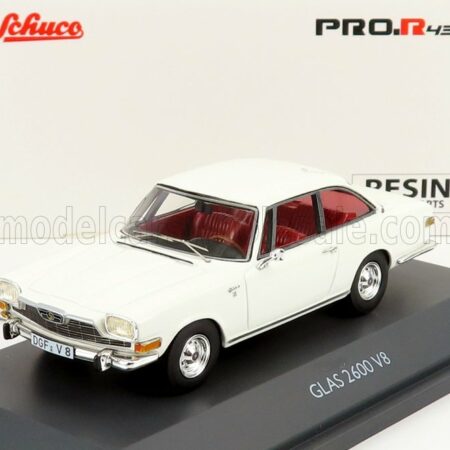 SCHUCO 1/43 GLAS | 2600 V8 1966 | WHITE