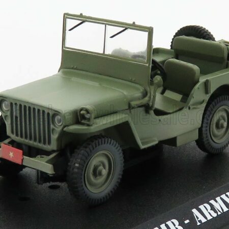 GREENLIGHT 1/43 JEEP | WILLYS MB OPEN 1942 - M-A-S-H | MILITARY GREEN