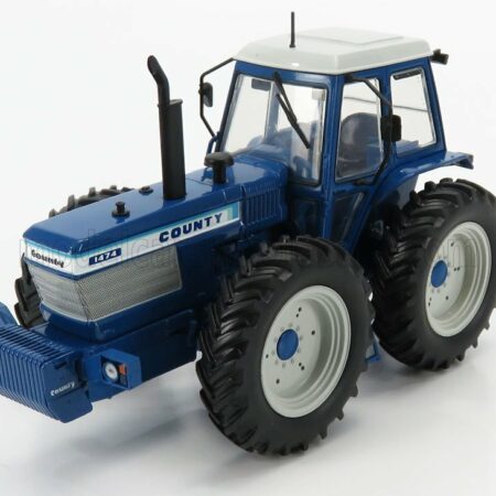 UNIVERSAL HOBBIES 1/32 FORD ENGLAND | COUNTY 1474 TRACTOR 1984 | BLUE WHITE