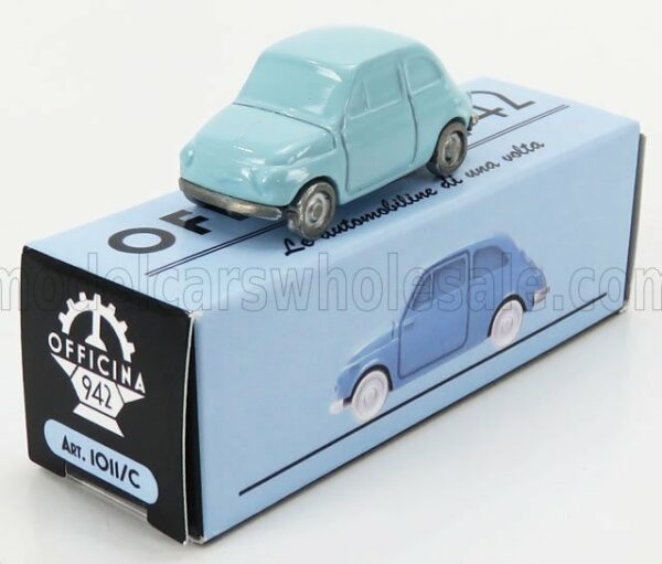 OFFICINA-942 1/76 FIAT | NUOVA 500 1957 | LIGHT BLUE