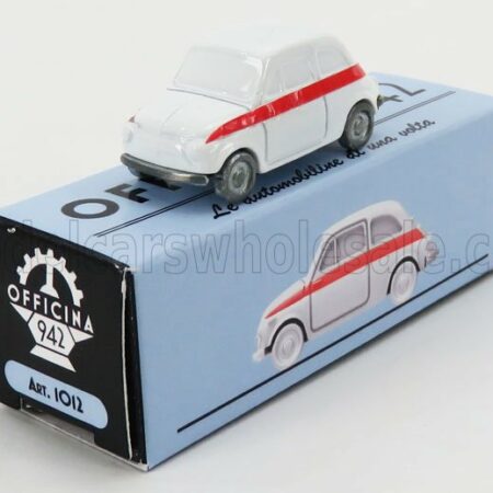 OFFICINA-942 1/76 FIAT | 500 SPORT 1958 | WHITE RED