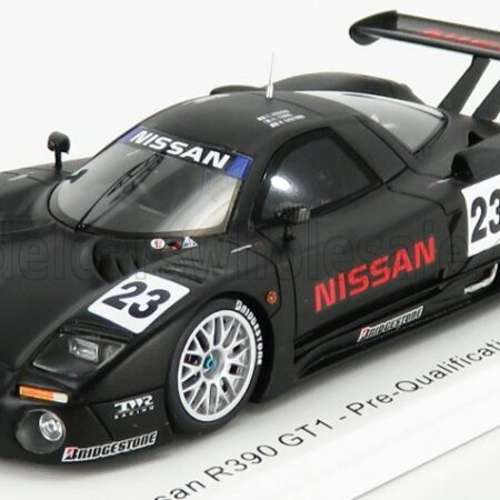 SPARK-MODEL 1/43 NISSAN | R390 GT1 3.5L TURBO N 23 PRE-QUALIFICATIONS 24h LE MANS 1997 K.HOSHINO - E.COMAS - M.KAGEYAMA | BLACK