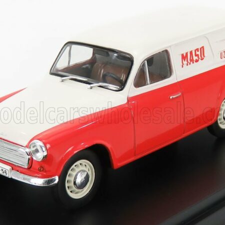 ABREX 1/43 SKODA | 1202 VAN MASO 1965 | RED WHITE