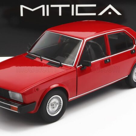 MITICA-DIECAST 1/18 ALFA ROMEO | ALFETTA BERLINA 2000L 1978 - CERCHI MILLERIGHE WHEELS | ROSSO ALFA 501 RED