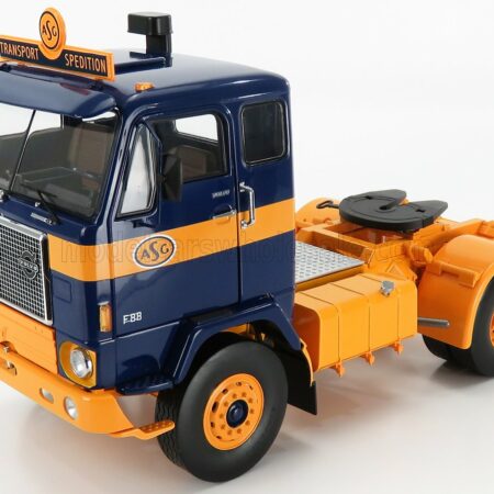 MCG 1/18 VOLVO | F88 TRACTOR TRUCK 2-ASSI ASG 1971 | YELLOW BLUE