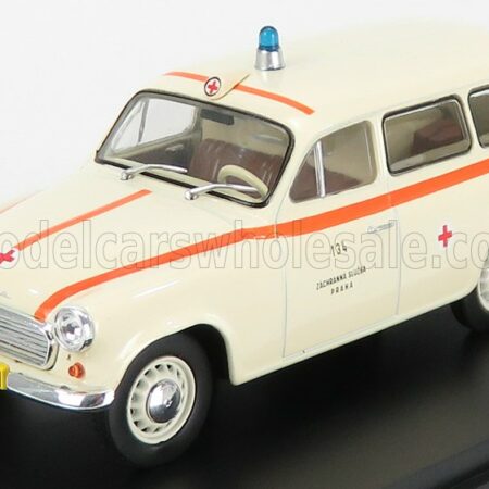 ABREX 1/43 SKODA | 1202 SW STATION WAGON AMBULANCE 1964 | CREAM